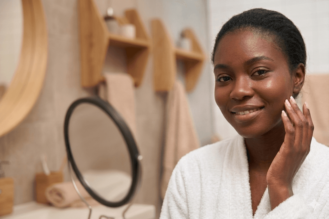Before and after — fading dark spots and even skin tone naturally